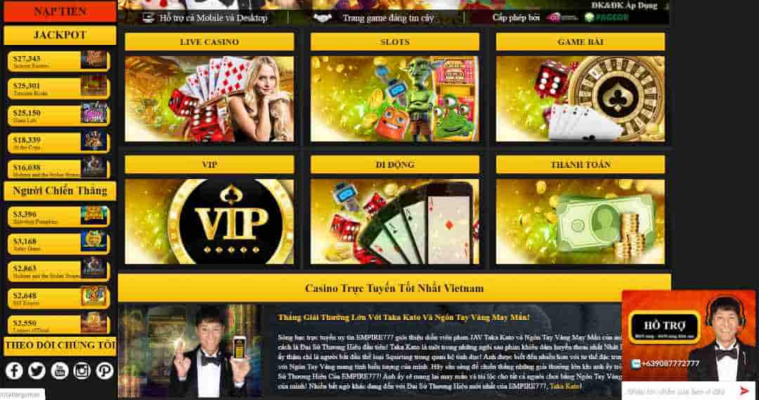 Vài nét khái quát về Empire Casino